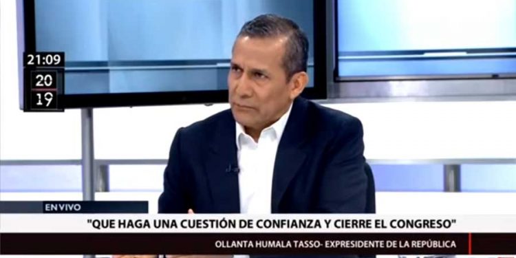 Ollanta Humala: “Vizcarra debe poner fecha límite para que Congreso debata adelanto de elecciones”